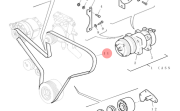 86513664 Alternator Belt Micro-Rib