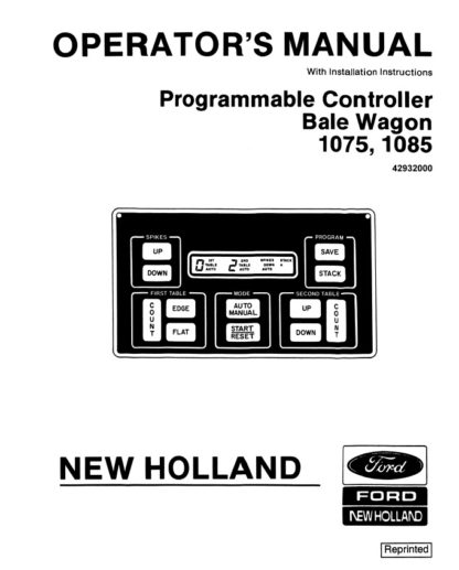 1075 1085 1095 Controller Operators Manual