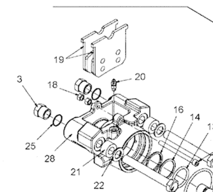 87038437 Disc Pad Parking Brake