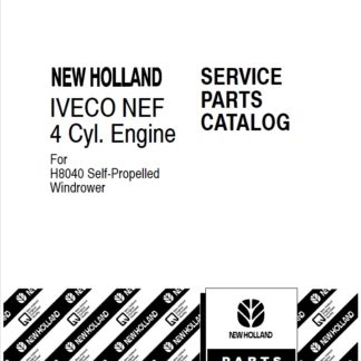 87722798 Iveco NEF 4 Cyl Parts Manual