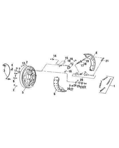 NH 1075 Rear Brakes BSN