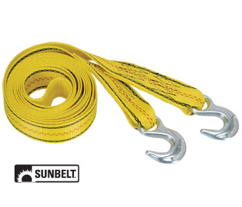 Tow Strap 15' x 2 with Hooks 8500 lbs.