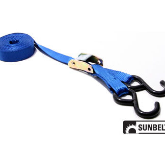 15' X 1" Standard Cambuckle Blue Webbing Hooks