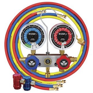 R1234yf Mastercool 2-Way Piston Valve Manifold Gauge Set