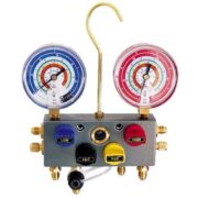 R134a Mastercool 4-Way Ball Valve Gauge Set
