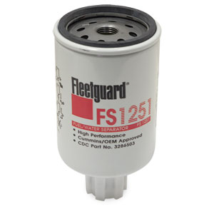 FLEETGUARD FS1251 Fuel Water Separator Spin-On