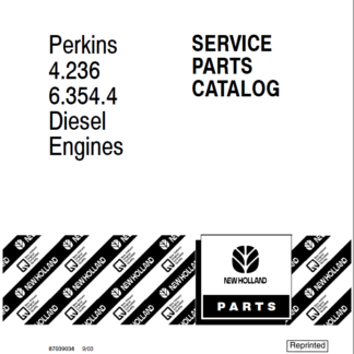 Perkins 4.236 6.354.4 Diesel Engines Parts Catalog