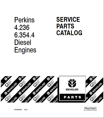 Perkins 4.236 6.354.4 Diesel Engines Parts Catalog