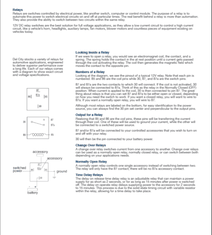 Relay Diagram