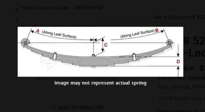 Leaf Spring Dims