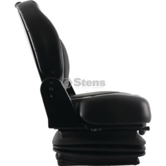 Mid-Back Driver Seat Black Vinyl w/Headrest