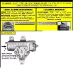 9848960 REMAN Steering Box TAS40