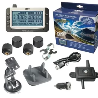 Truck Tire Pressure/Temp Maintenance System 4 Sensor