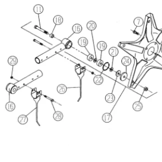 Kit, Bolt & Bearings Tine Bar